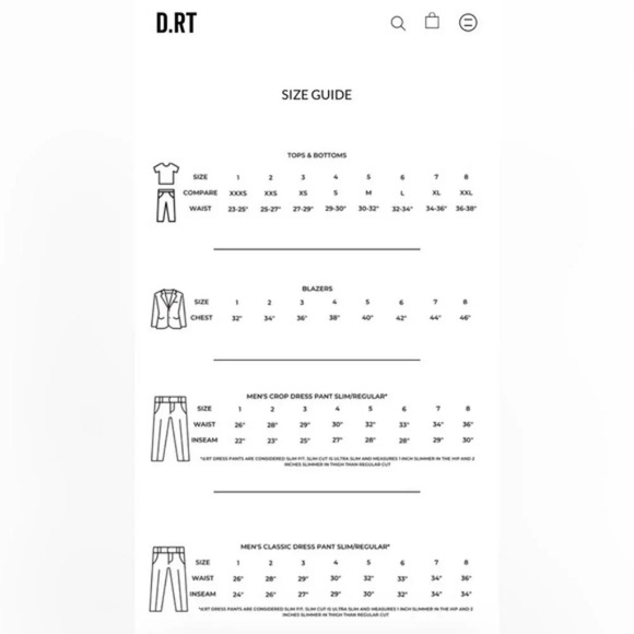 NWT D. RT Cannen Solid Slim Fit Crop Pants Sz 3 (28") - Picture 11 of 16